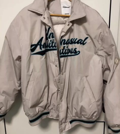 棒球棉服l码，男女同款，130g以下穿 感...