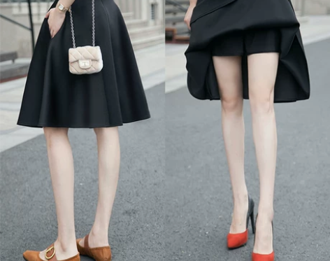 2017新款韩版半身裙秋冬中长款蓬蓬裙高腰...