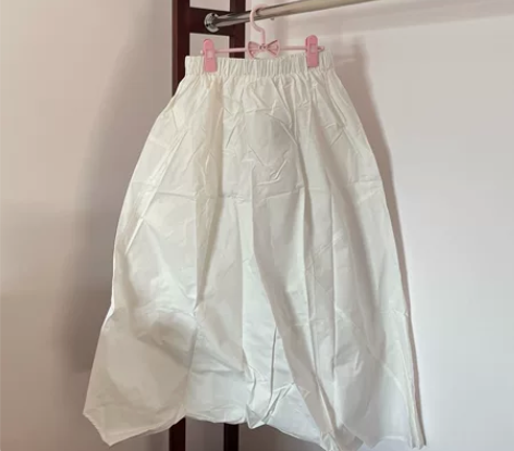 设计感立体A字半身裙不规则压褶蓬蓬裙时尚潮...