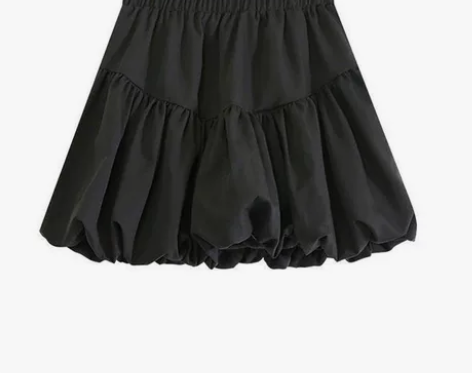 花苞裙，腰围不限，裙长40左右，有内衬 感...