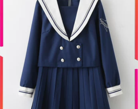 深海鲸jk制服裙基础款正统学生正版中长款校...