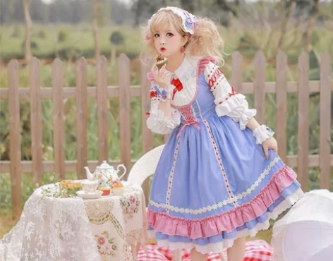 全新仅试大全套甜熊设计准现货lolita连...