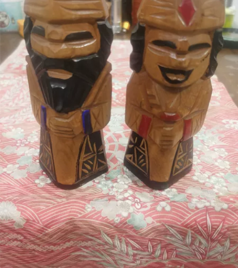 得蛮社｜日本阿依努人·木雕艺术·一刀雕·置...