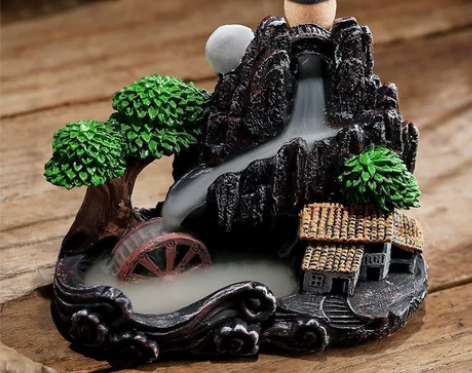 倒流香塔香檀香室内卧室香薰炉厕所除臭驱蚊除...