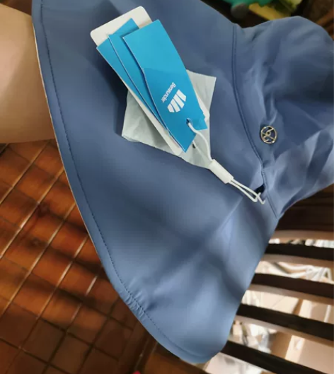 蕉下双面渔夫帽倍护款 超大帽檐天青石蓝 夏...