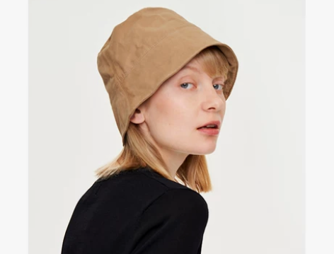 URBAN REVIVO女士简约休闲渔夫帽...