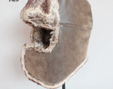 KAMOSA帽子男士冬季加厚护耳防风防寒女...