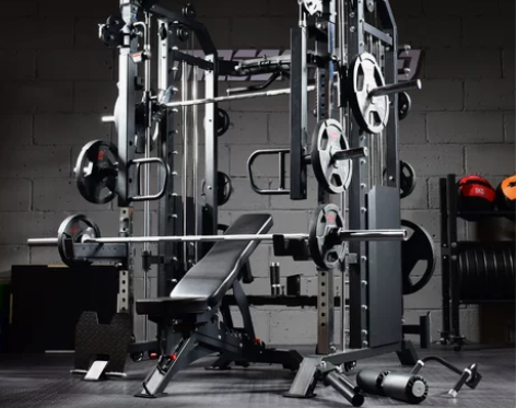 商用史密斯机综合训练器家用卧推深蹲架飞鸟