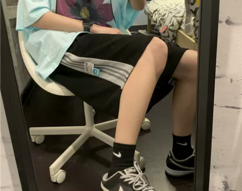 休闲运动短裤男夏季外穿大裤衩潮流宽松五分裤...