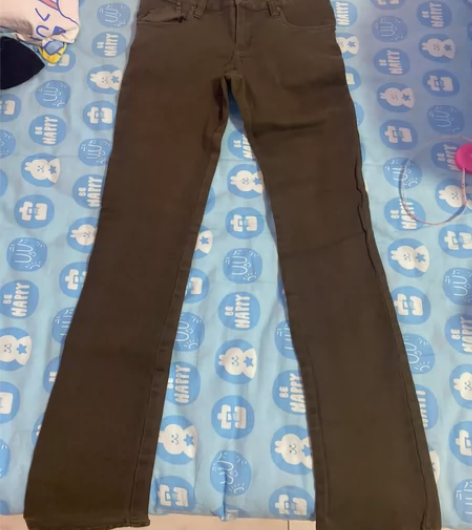 美式复古小直筒修身刺绣女牛仔裤 专柜正品 ...