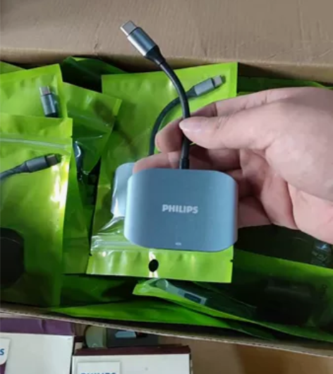 飞利浦typec转vga三合一usb3.0...