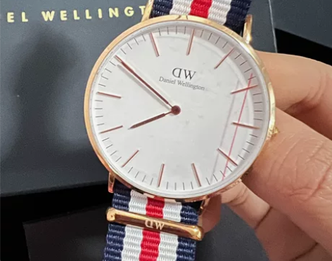 dw手表男 CLASSIC系列撞色织纹腕表...