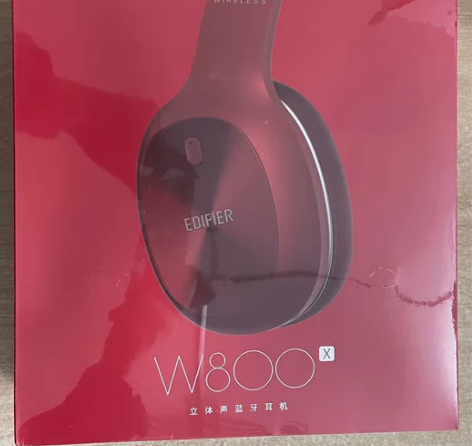 漫步者w800x蓝牙耳机，全新红色 非偏包...