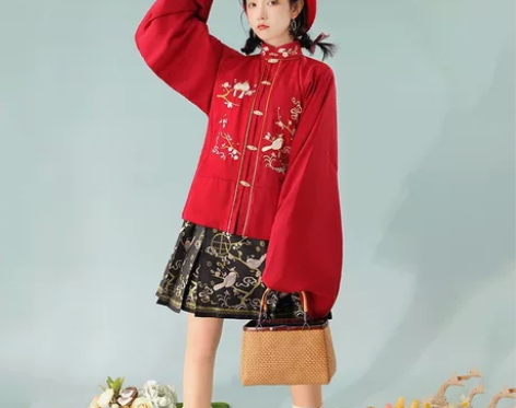 汉服清衣柜！桔屿【春晓】这个是马面短裙哦 ...