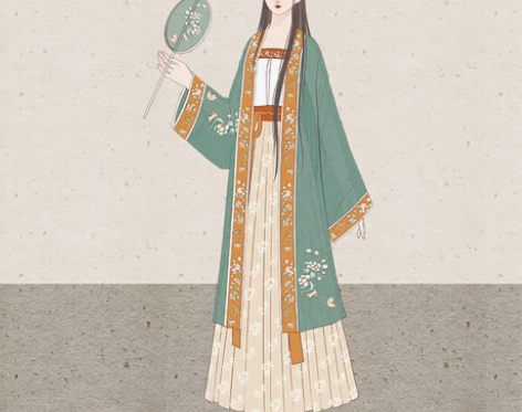 仙楚姬原创汉服女正品【初欢】宋制对襟飞机袖...