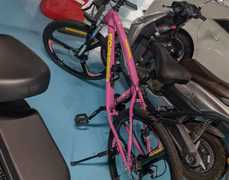 自用自行车，到手一个多月，无任何毛病，99...