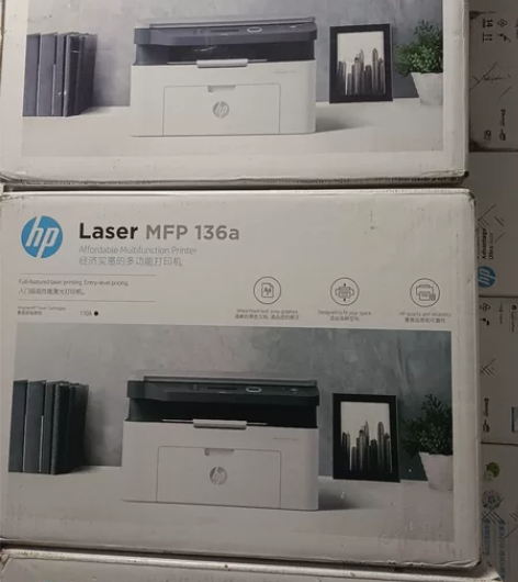 hp惠普136a黑白激光打印复印扫描无线w...