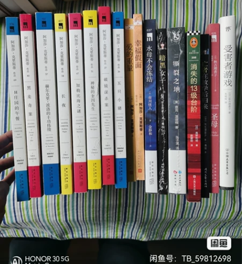 法医秦明、阿加莎克里斯蒂推理小说、大生意人...