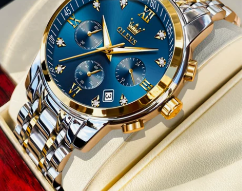 瑞士新款正品手表男士精钢带学生多功能全自动...