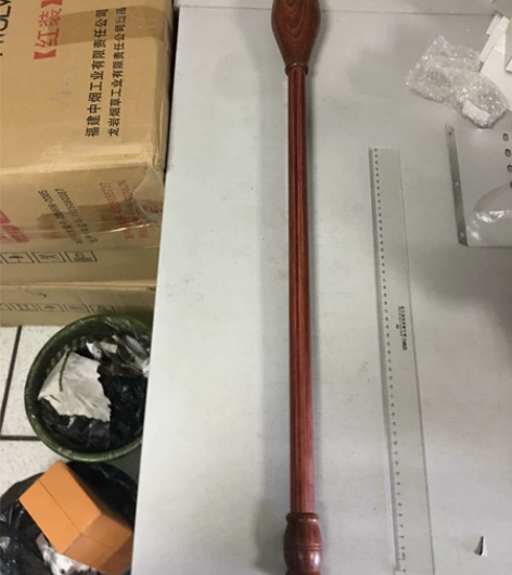 实木特大毛笔全长1米，毛长20厘米   全...