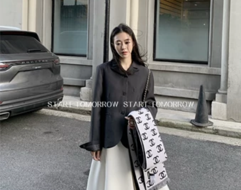 袁嘉宜 高雅天鹅湖 气质白色百褶裙半身伞裙...