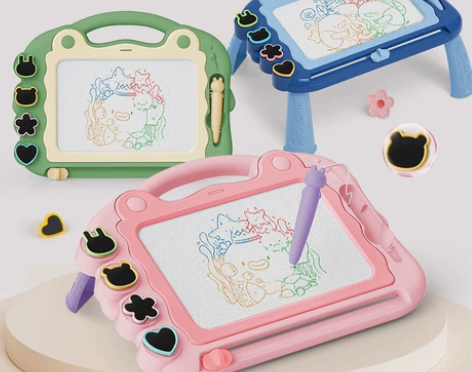 宝宝大号彩色磁性画板儿童磁力画画板涂鸦板小...