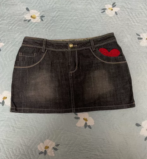 辣妹小短裙 高腰显瘦辣妹风包臀裙a字裙半身...