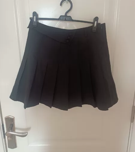 夏季百褶裙 春秋小短裙 黑色半身裙 尺码X...