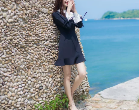 喇叭袖鱼尾裙 感兴趣的话点“我想要”和我私...