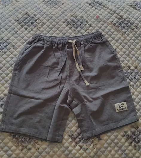 男士休闲可居家可外穿休闲短裤一件，尺码3X...