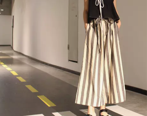 [转卖]西柚Studio夏季休闲裤女高腰百...