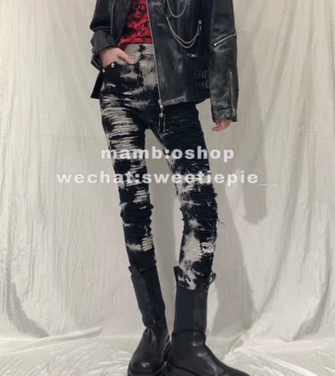 h.anarchy摇滚重金属朋克骷髅夹克 ...