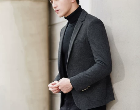 【38活动价】休闲西装男士外套修身韩版潮流...