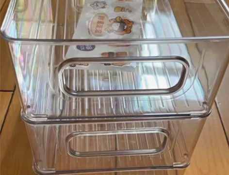 店不开了,桌面收纳盒3个15.8元可叠加透...