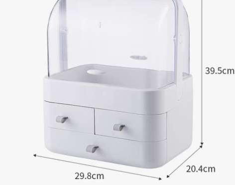 【520活动价】大号化妆品收纳盒透明大容量...