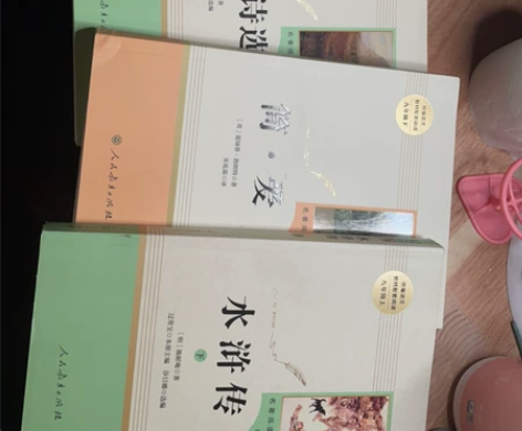 初中生教材用文集，水浒传，简爱，艾青诗选，...
