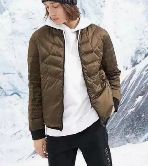 jj 家 男士轻薄羽绒服 （面料稍微有点抽...