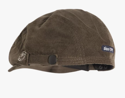 反戴字母贝雷帽大头围夏季薄款复古帽子男女日...