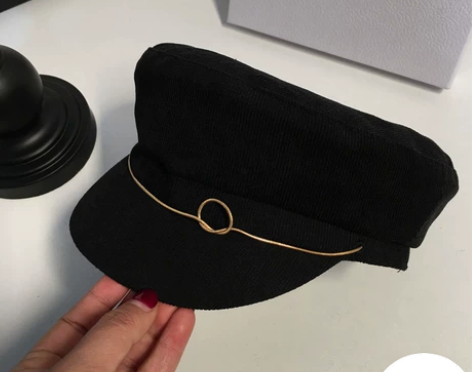 韩版八角帽日系绒布贝雷帽女英伦百搭春秋报童...