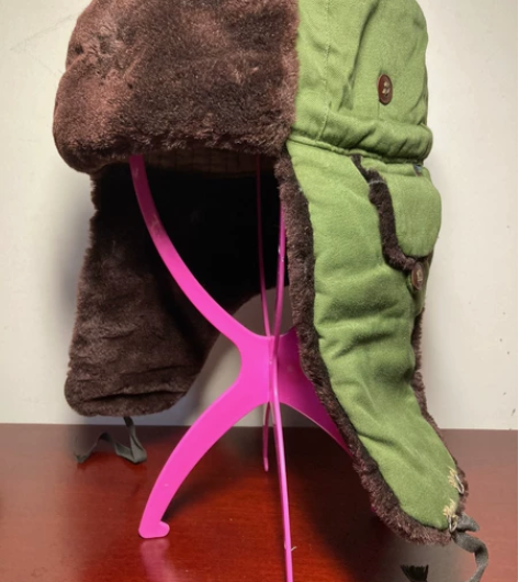 正品78式涤卡雷锋帽老式军绿冬季雷锋帽防风...