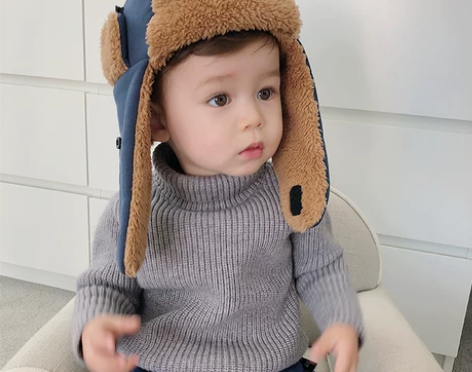 辰辰妈婴童装儿童防冻保暖护耳雷锋帽宝宝飞行...