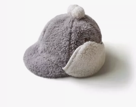 秋冬宝宝帽子婴儿雷锋帽 头围48cm 买来...