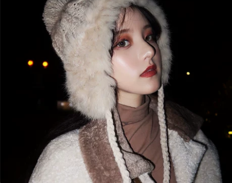 【双12价】显脸小帽子女秋冬雷锋帽韩版潮百...