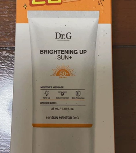 Dr.G防晒橙色全新蒂迩肌焕亮修护防晒滤镜...