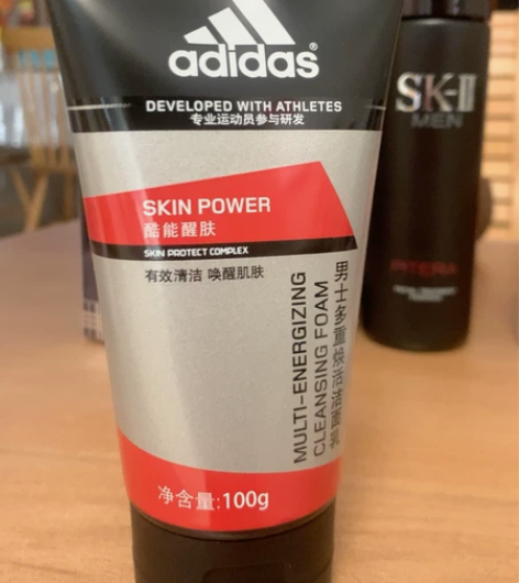 阿迪达斯洗面奶男士洁面护肤面部深层清洁控油...