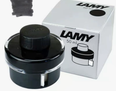 全新正品LAMY凌美墨水，T52非碳素不堵笔，50ml， 黑...