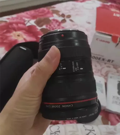 佳能24-105mm镜头 父母不会用，出去...