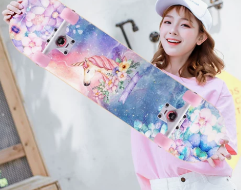 四轮滑板初学者女生成年人儿童青少年划板男孩...