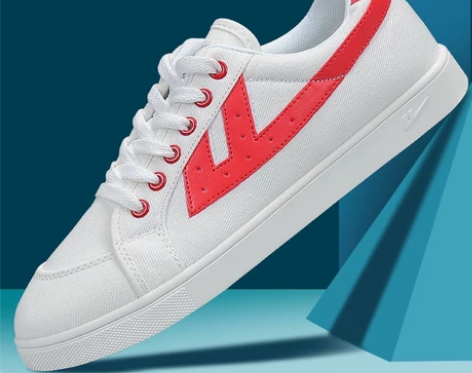 全新正品回力帆布鞋经典白红白蓝配色有特大码...