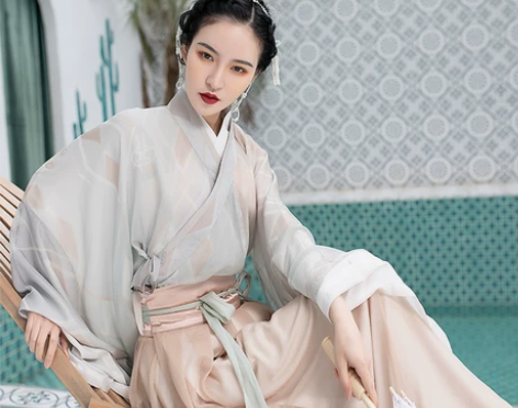 都城南庄 扶苏子 新品原创汉服女交领中大袖...